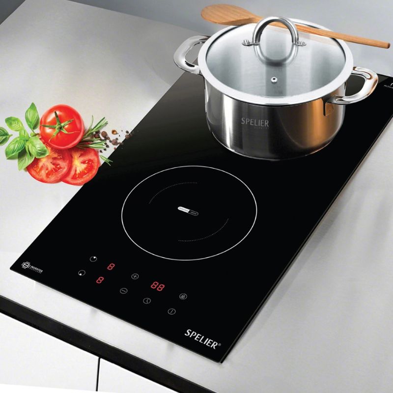 Ảnh thực tế bếp từ đôi Spelier Domino SPM 660I lắp âm Ảnh thực tế bếp từ đôi Spelier Domino SPM 660I lắp âm