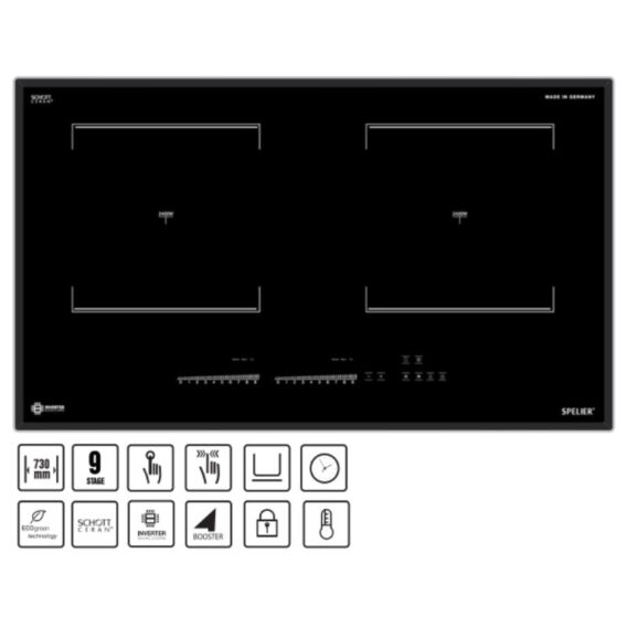 Bếp từ đôi Spelier SPE IC 928 PLUS