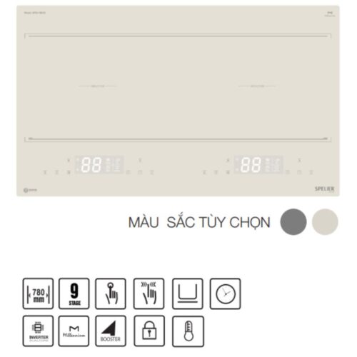 Bếp từ đôi Spelier SPM-100KS