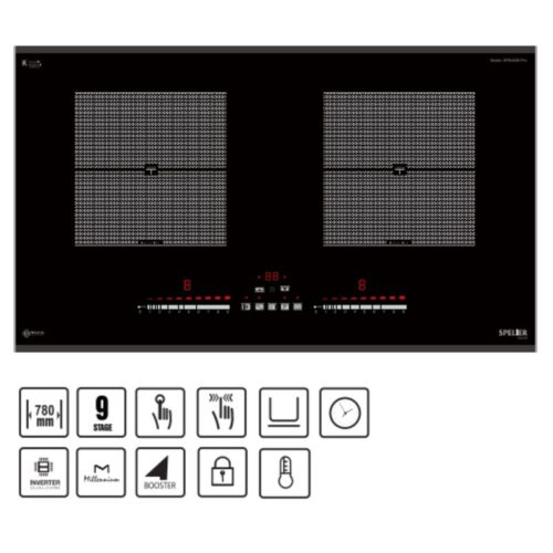 Bếp từ đôi Spelier SPM 828i Pro