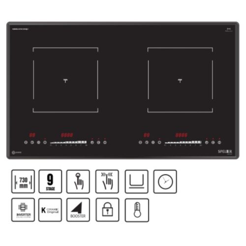 Bếp từ đôi Spelier SPM 989QV