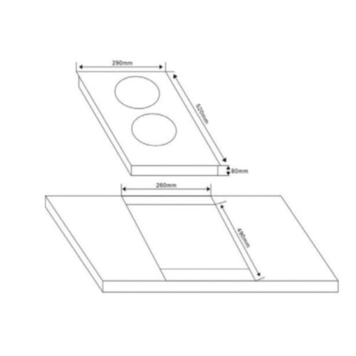 Bếp từ đôi Spelier Domino SPM 660I lắp âm 3 Thiết kế của Bếp từ Domino Spelier SPM 660I