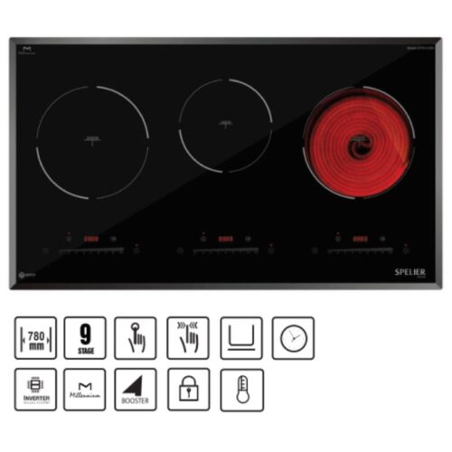 Bếp từ kết hợp hồng ngoại Spelier SPM 938H Plus