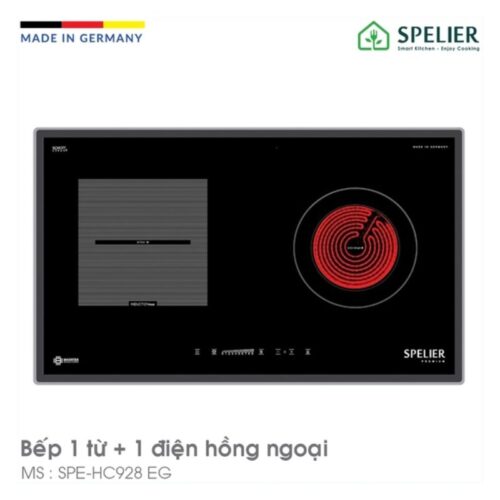 Bếp từ kết hợp hồng ngoại Spelier SPE HC 928EG lắp âm 2 Hình ảnh bếp từ kết hợp hồng ngoại Spelier SPE HC 928EG lắp âm