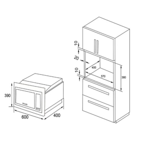 Lò vi sóng Spelier SP 8206EU (1)