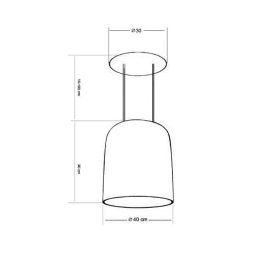 Kích thước Máy hút mùi Spelier SP 850G