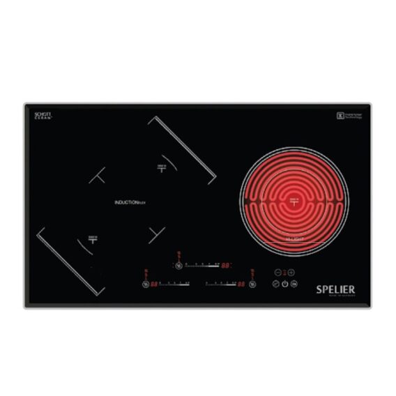 Bếp từ kết hợp hồng ngoại Spelier SPE IC 938 EG lắp âm