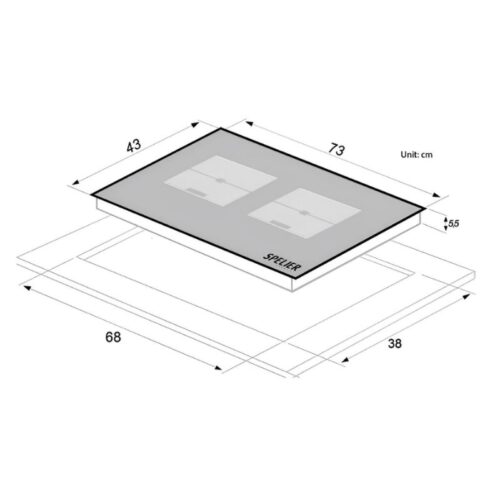 Bếp từ đôi Spelier SPM T79K PLUS lắp âm 2 Thông số kĩ thuật bếp từ đôi Spelier SPM T79K PLUS lắp âm